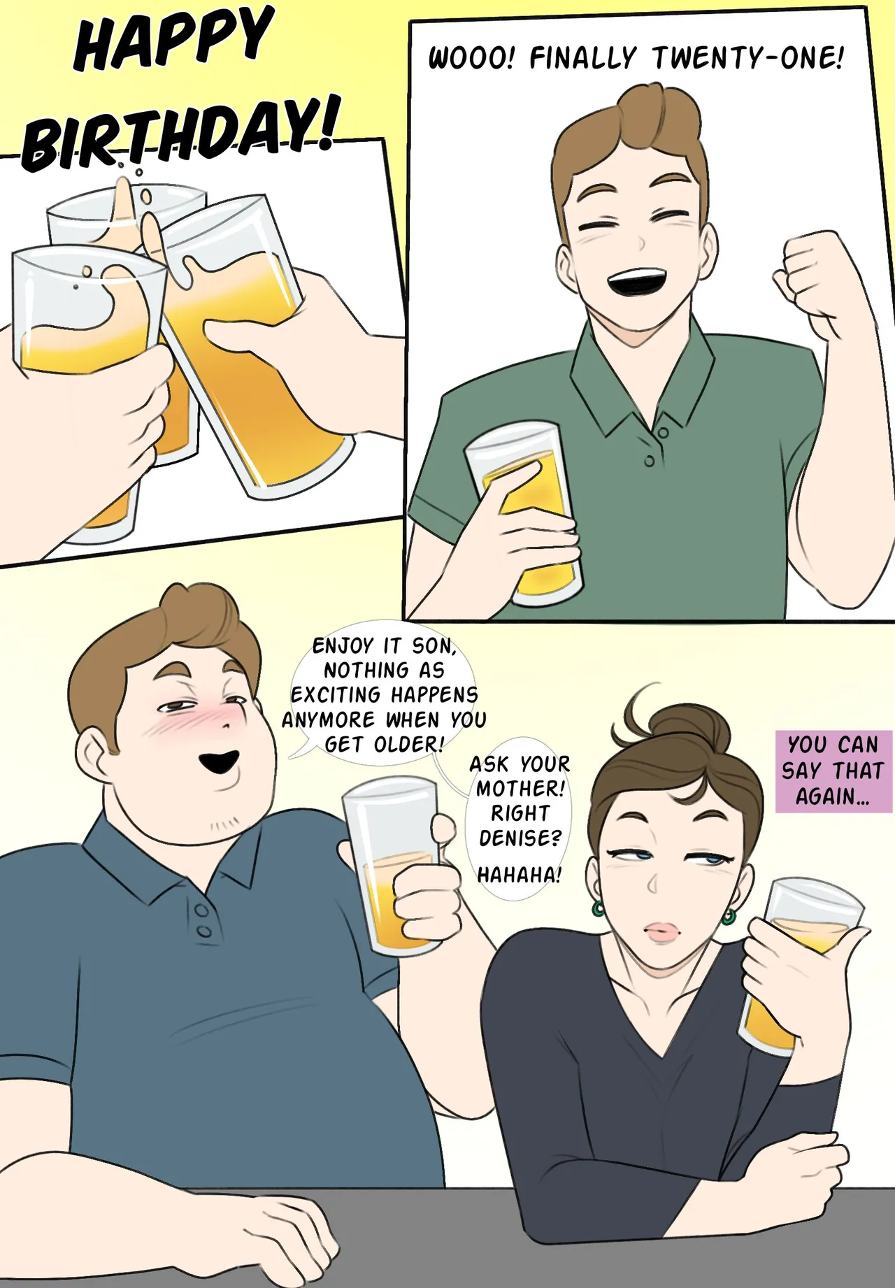 Mom's Unusual Birthday Gift page 1 full