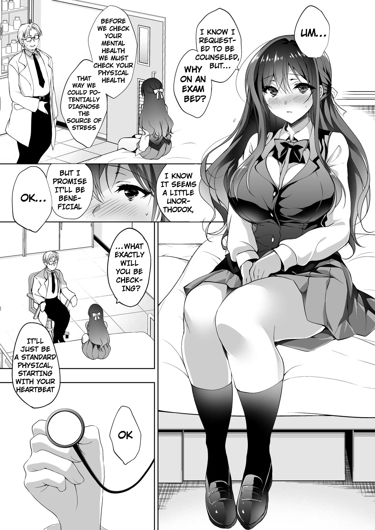 Hakoiri Otome - Kyonyuu JK Miu no Mesu Ochi Seikyouiku | Sheltered Maiden: Big Breasted Miu's Corruptive Sex Counseling page 5 full