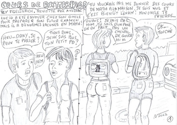 cours extra scolaire ! by avedrac (transcomix) inspired by fidelenrich cover