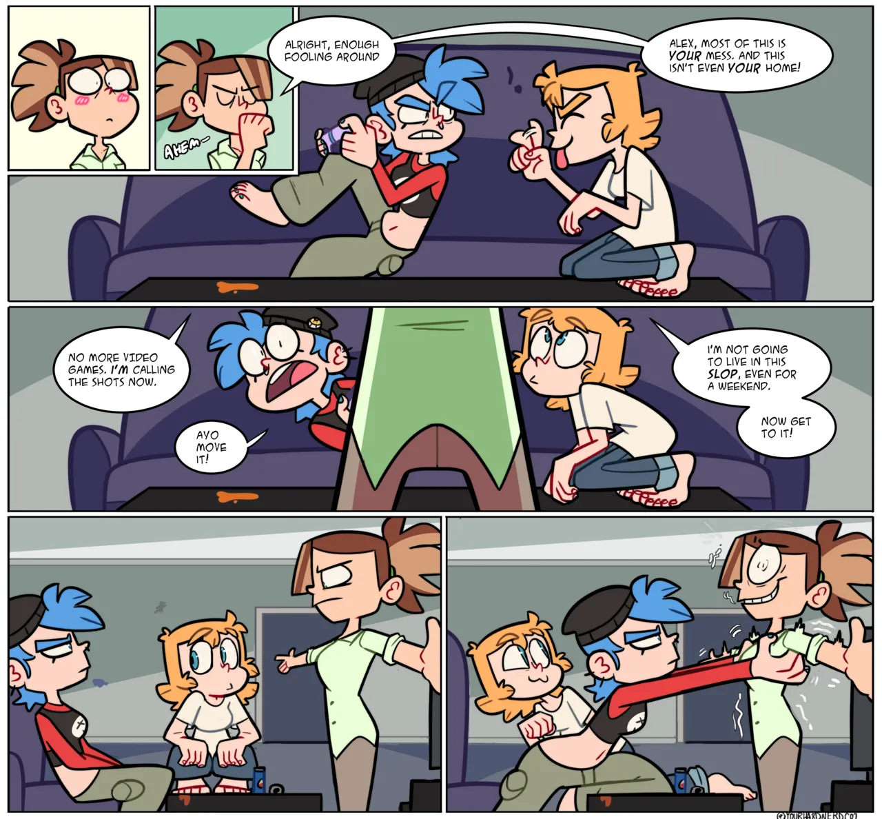 Yourhardnerdcollectr - Carol Comes to Visit page 6 full