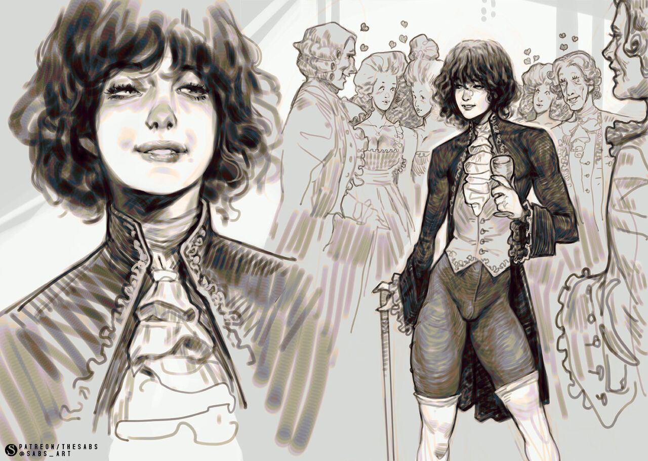 The Adventures of a 18th Century Femboy. page 1 full