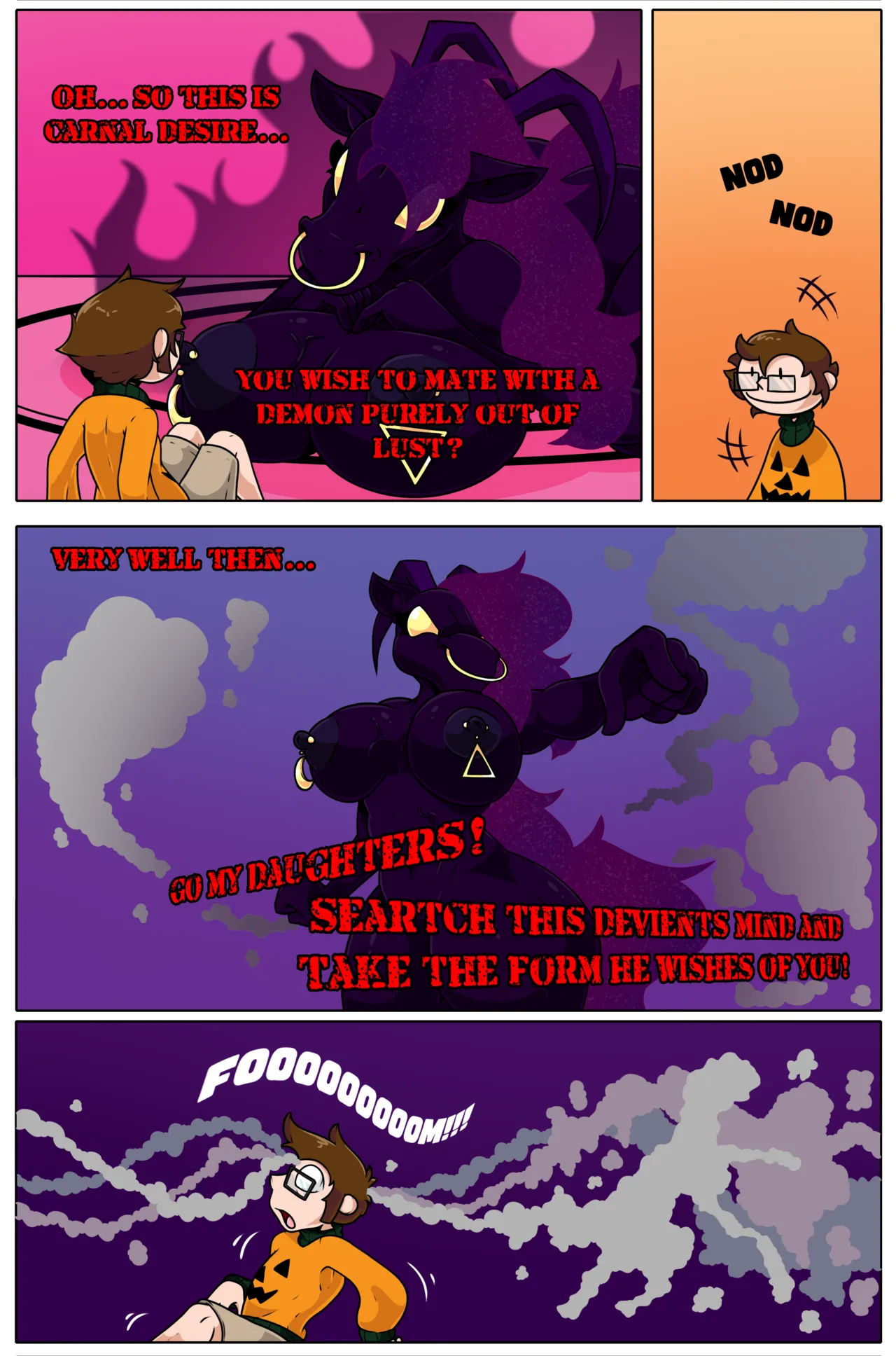 Another One of those Comics Where they Fuck a Demon page 4 full