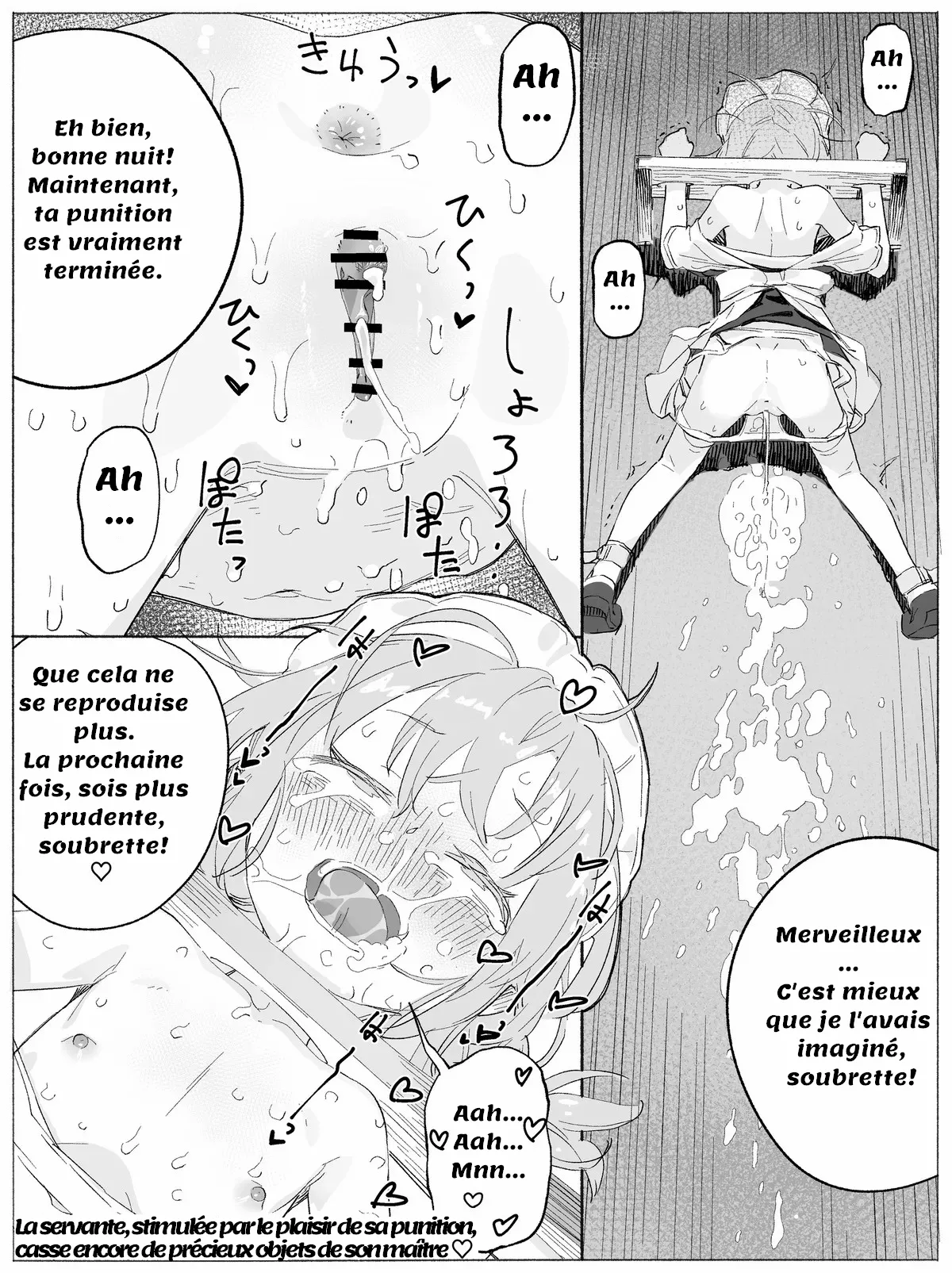 Une petite bonne négligente - Cochon et punition sévère page 12 full