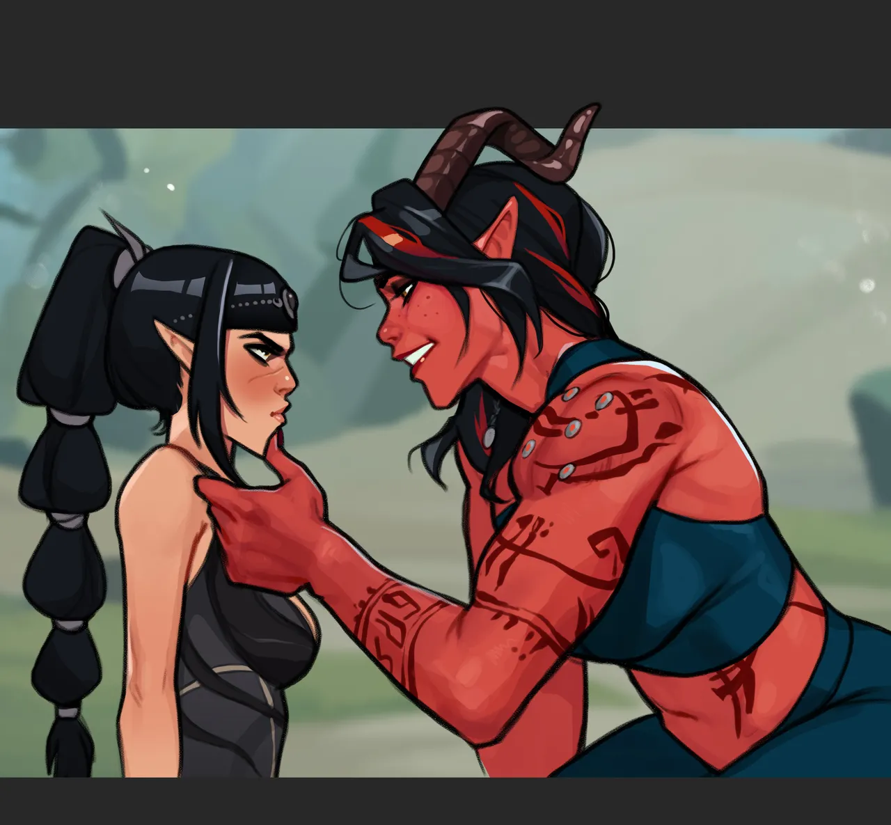 Shadowheart x Karlach page 8 full