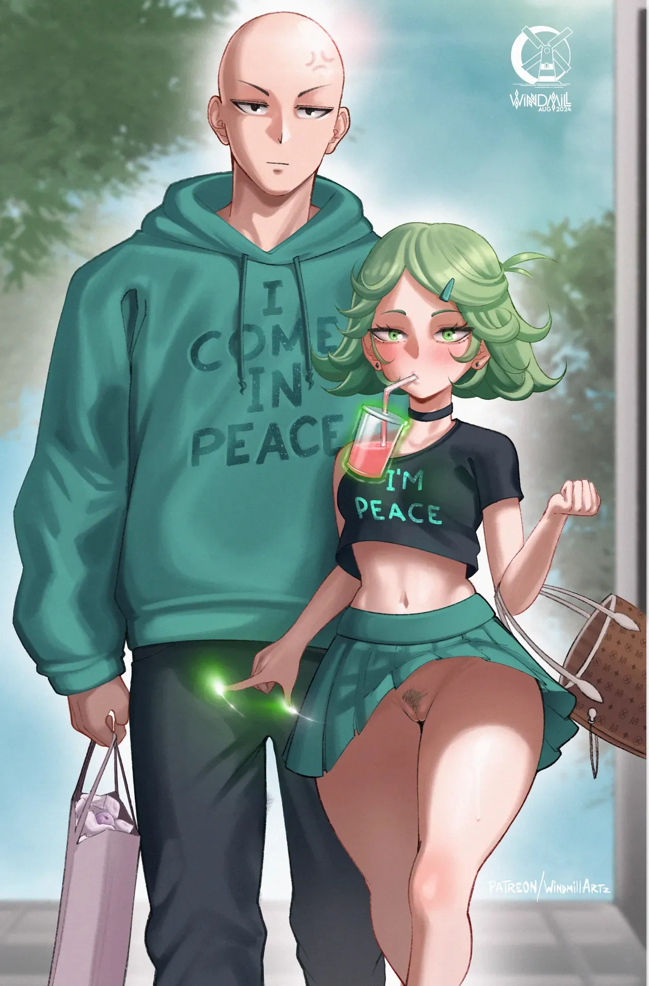 Tatsumaki x Saitama page 2 full