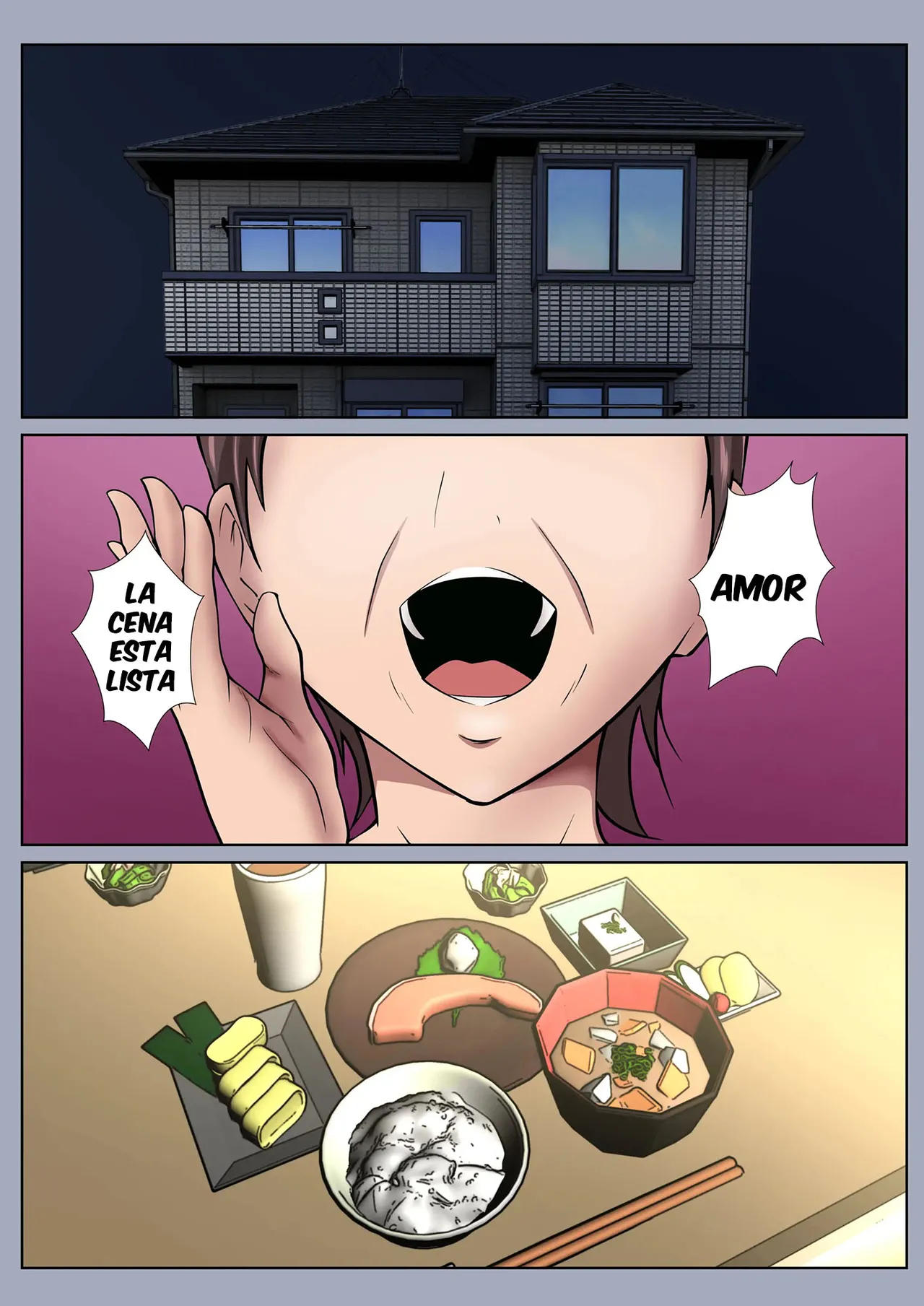 Okaa-san ga Onanie Shiteita Node… | Mi mama se estaba masturbando... page 4 full