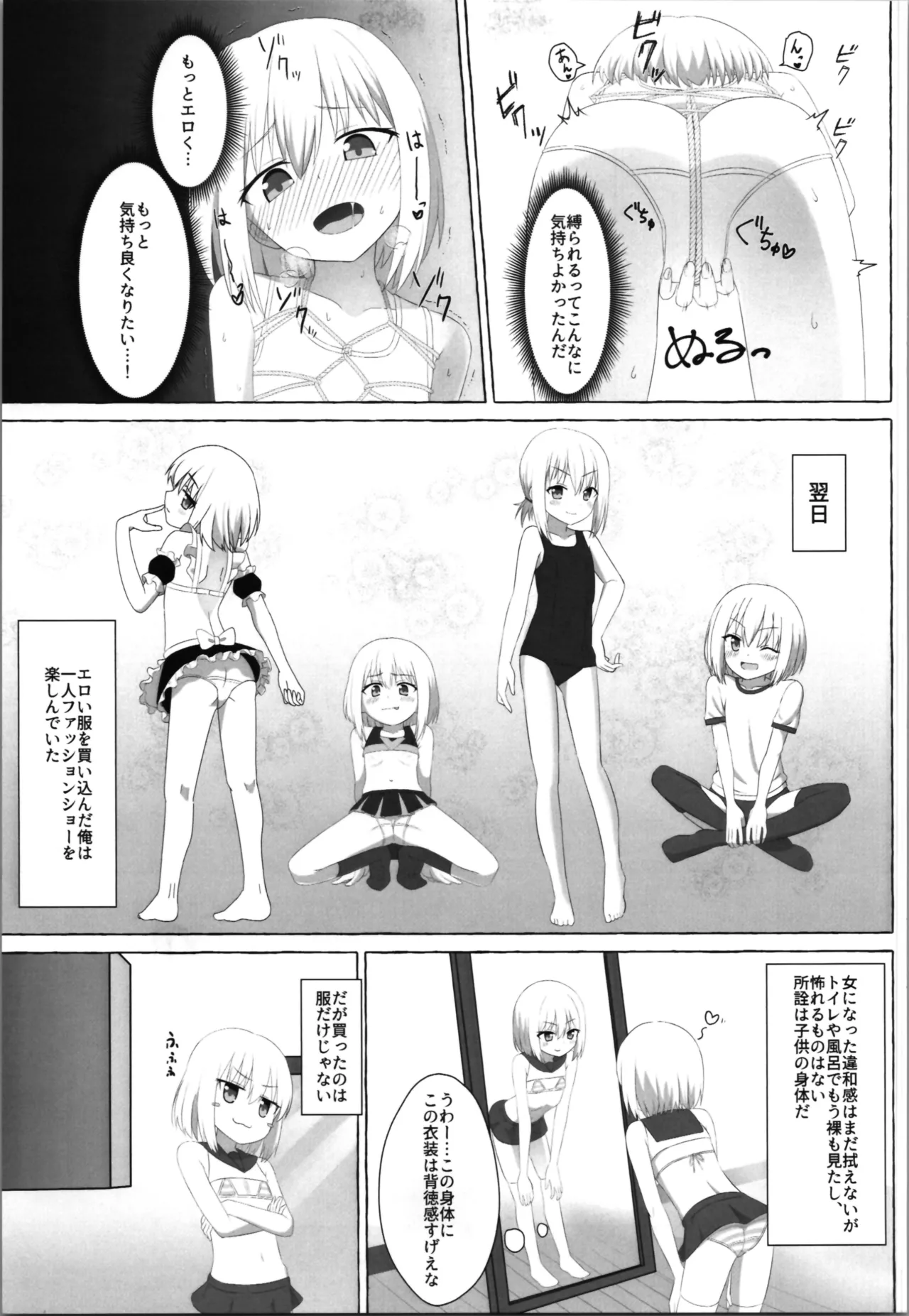 A story about a sadist who becomes a masochist after being transformed into a loli page 11 full
