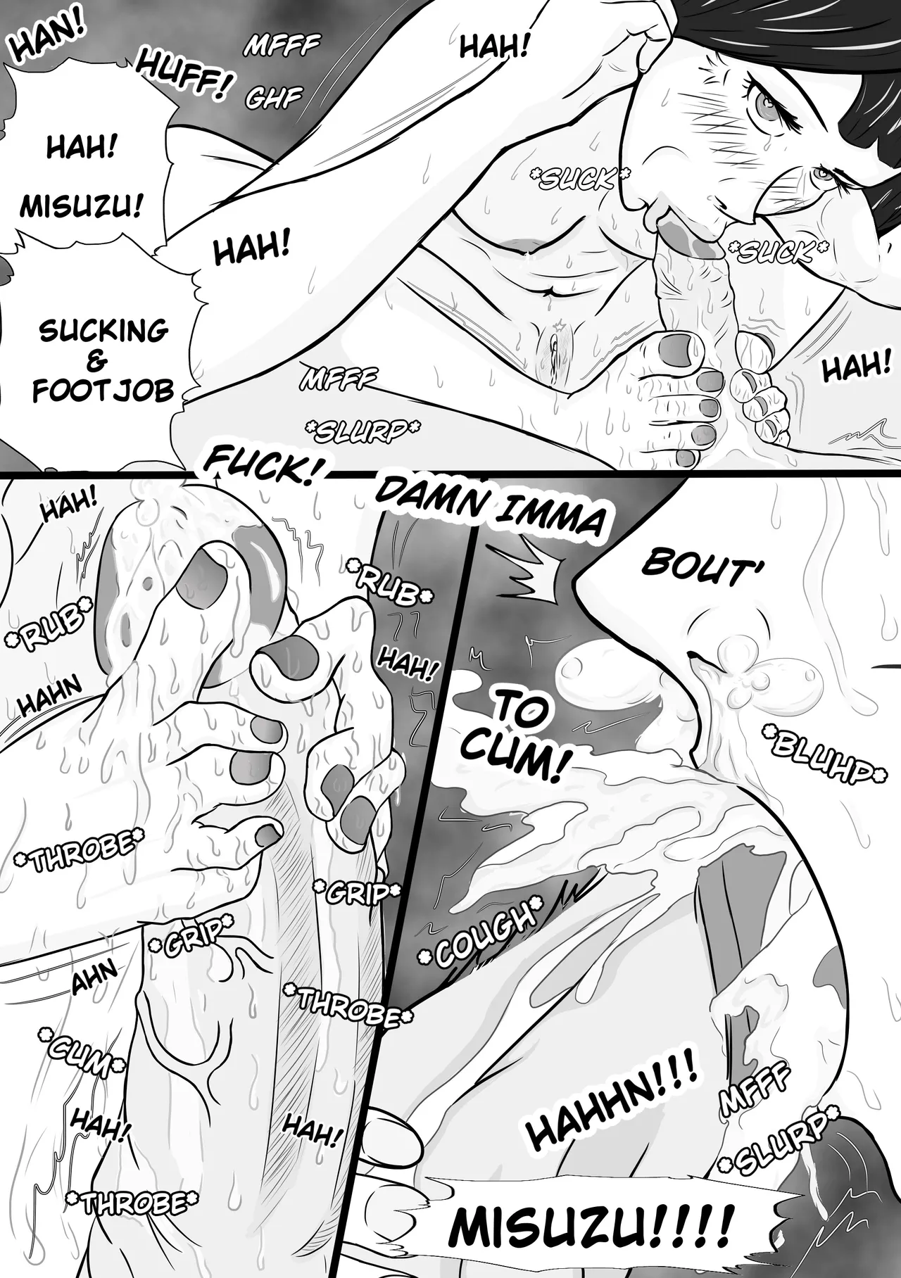 Tomo-chan is... gonna pop my cherry. Second Part page 5 full