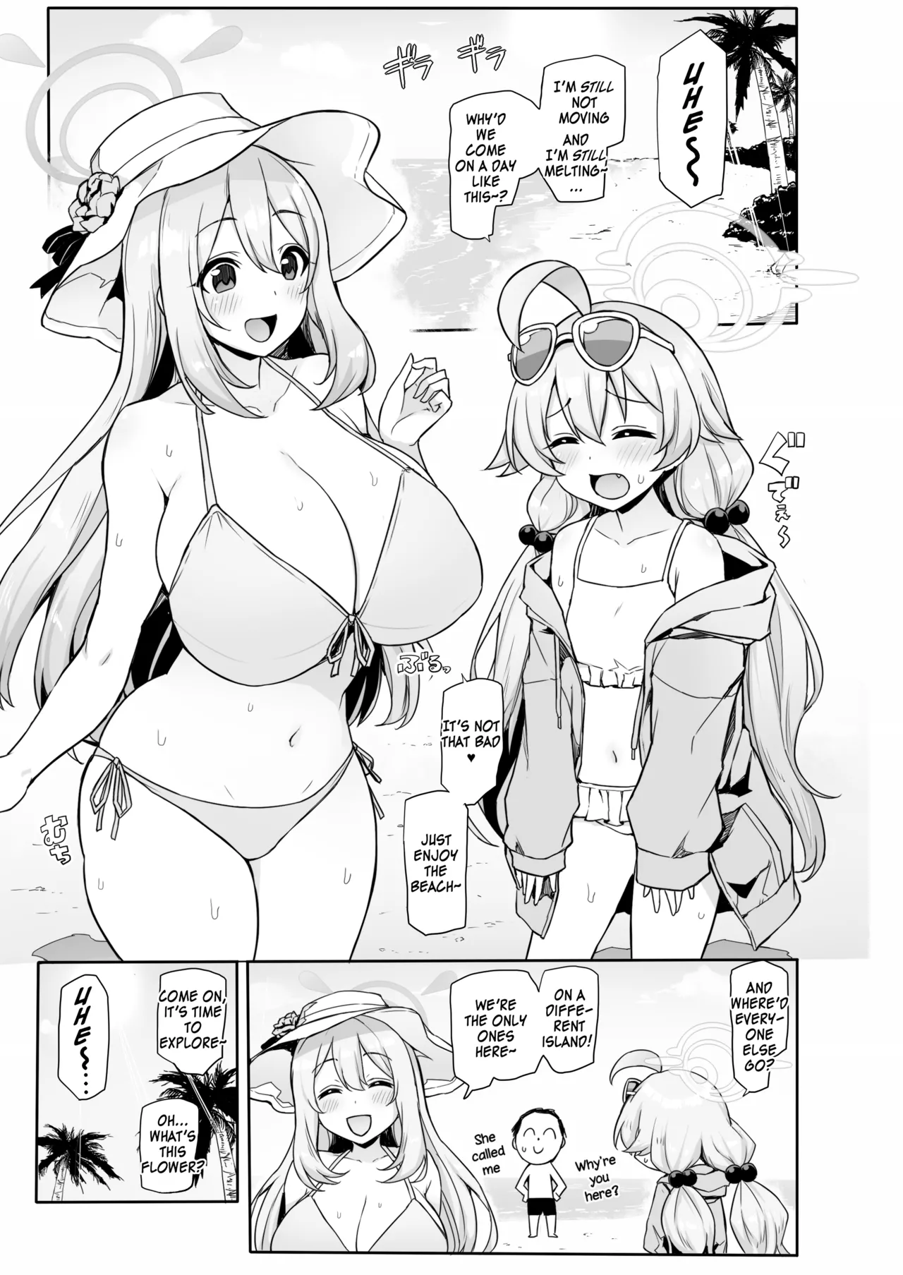 HoshiNono to Mujintou de Pacopaco Suru Hanashi | PlapPlap on a Deserted Island with HoshiNono page 2 full
