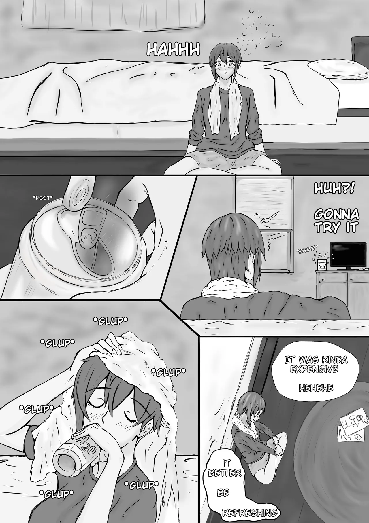 Tomo-chan is... gonna pop my cherry. First Part page 3 full