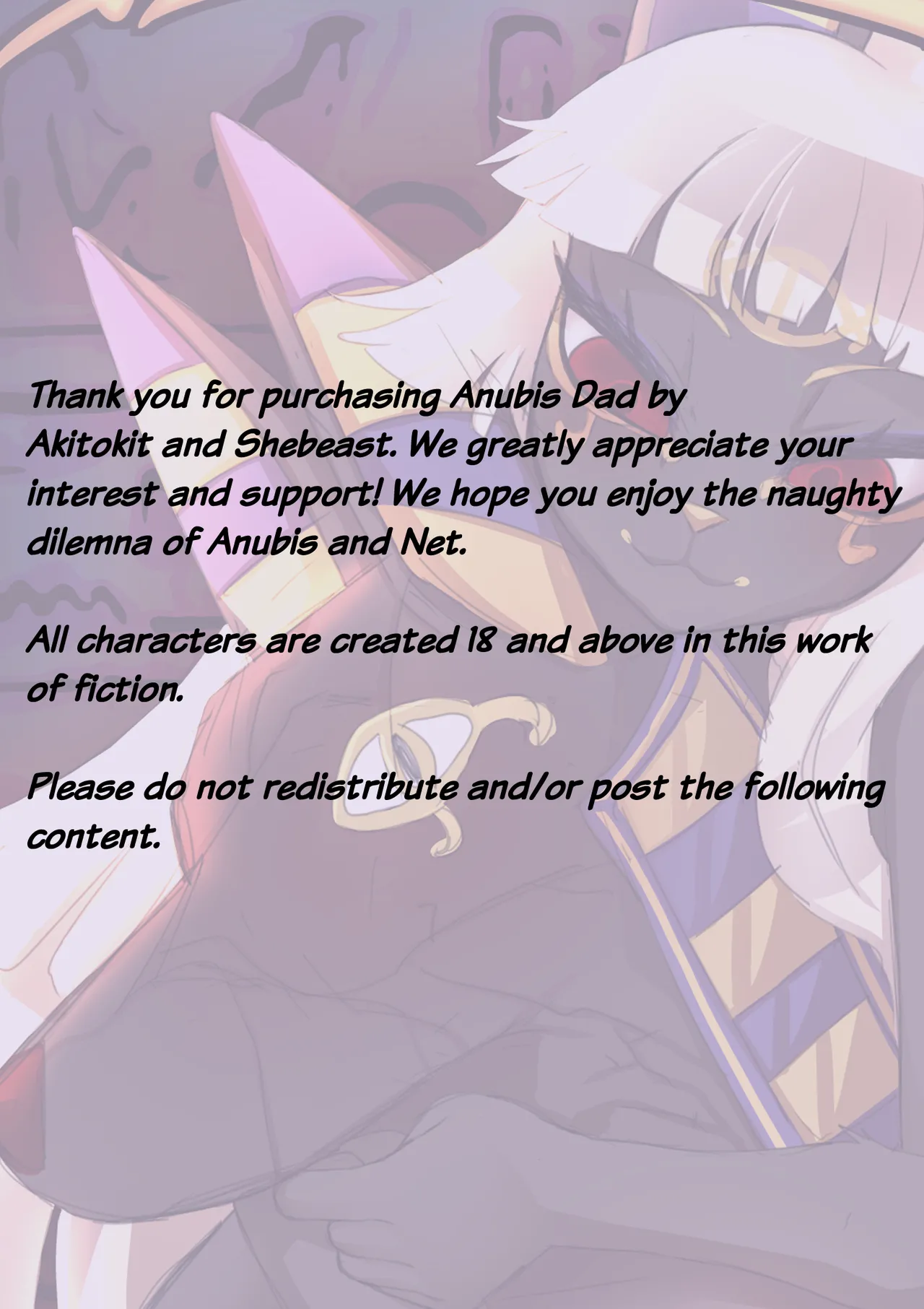 Anubis Dad Chapter 1 And Extras page 1 full