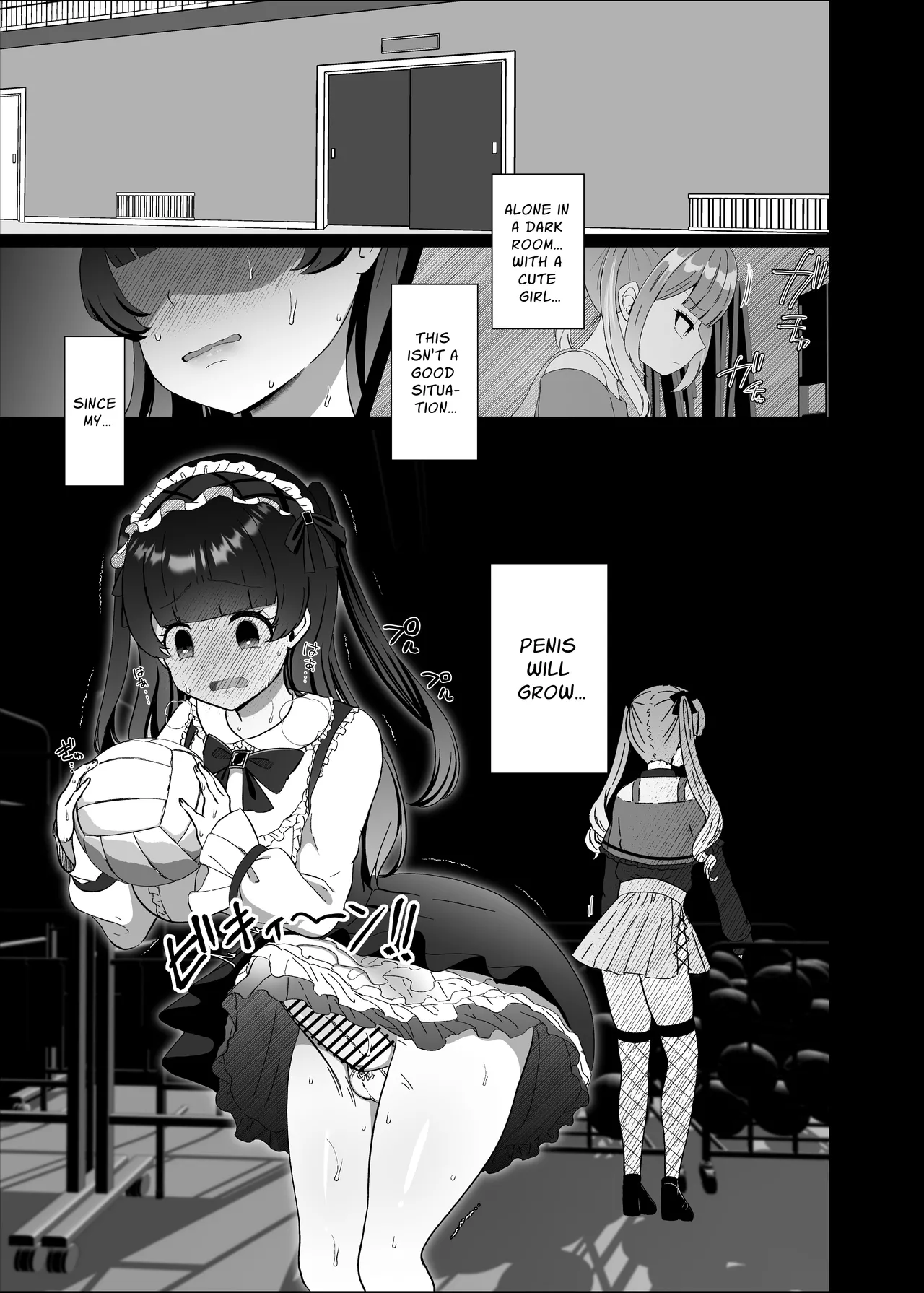 Futanari Lolita vs Jiraikei Mesugaki 〜Kiyowa na Futanari Joshi wo Odoshita hazu ga Gyaku ni Okasare chatta!〜 | Gothic Fashion Futanari vs Jirai-kei Style Provocateur ~Tables Turn on the Blackmailer~ page 2 full