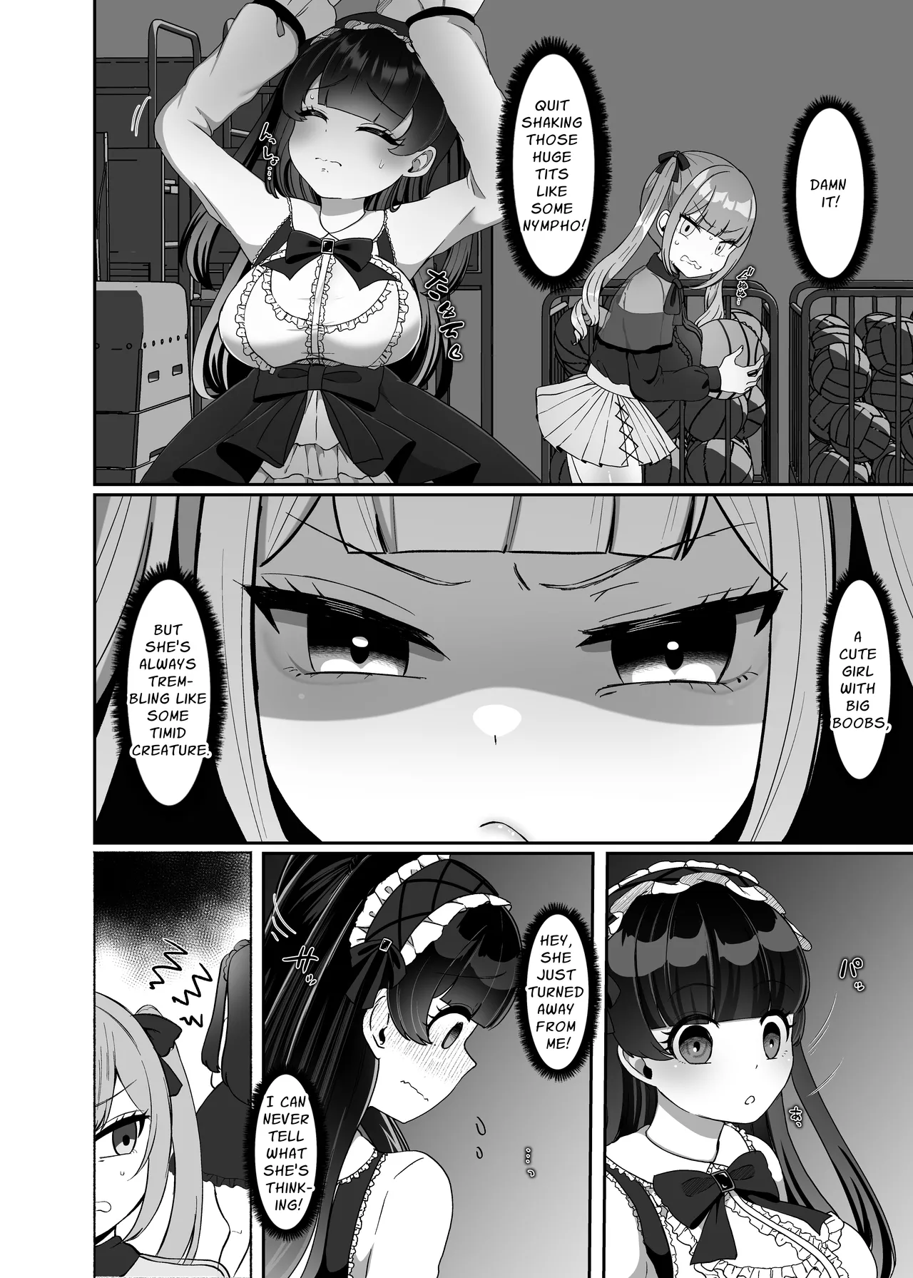 Futanari Lolita vs Jiraikei Mesugaki 〜Kiyowa na Futanari Joshi wo Odoshita hazu ga Gyaku ni Okasare chatta!〜 | Gothic Fashion Futanari vs Jirai-kei Style Provocateur ~Tables Turn on the Blackmailer~ page 5 full