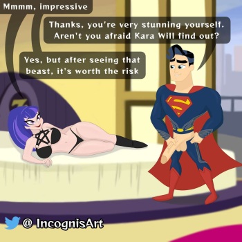 [IncognisArt] Superman Vs. (DC Superhero Girls) cover