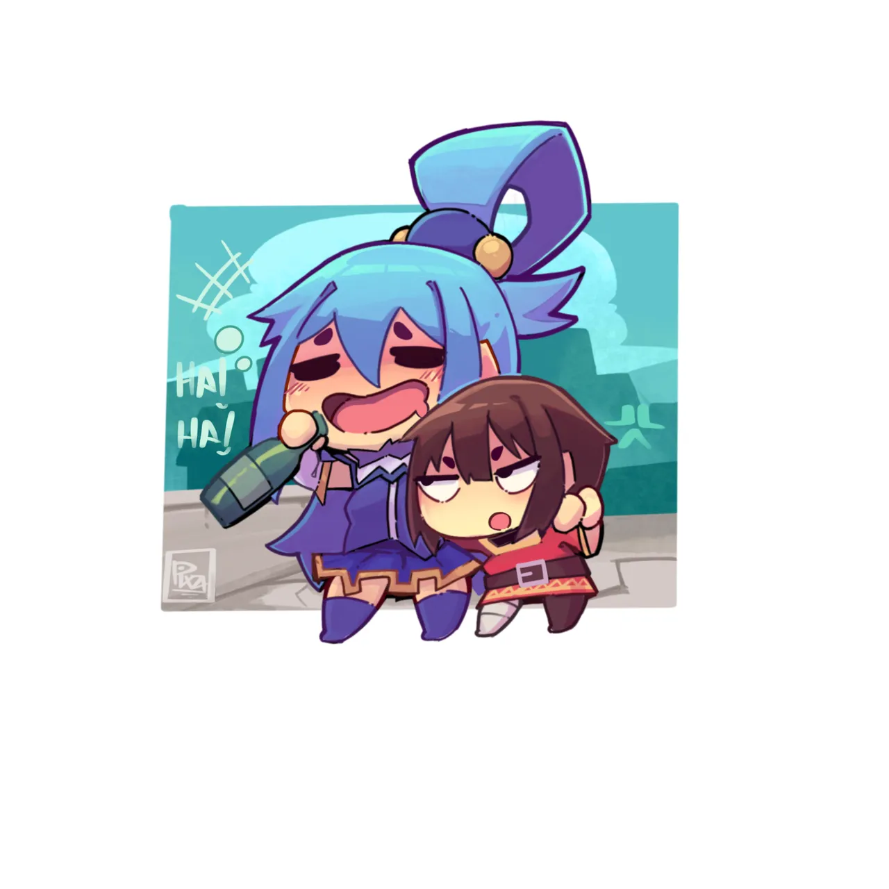 Aqua x Megumin page 1 full