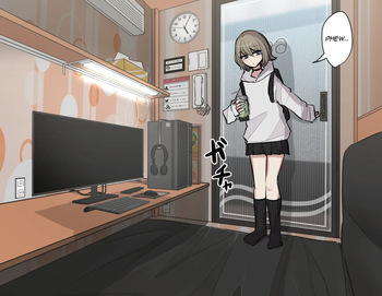 [torimogura] Best Friend-Chan Masturbating in an Internet Cafe [English] cover