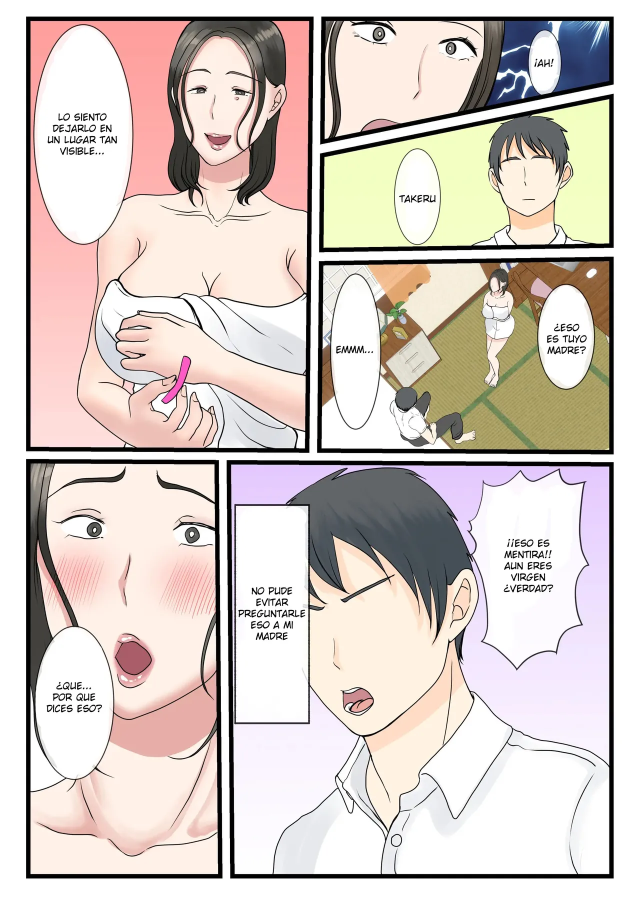 Shojo no Haha wa Musuko ni Dakarete Ko o Haramu | Una Madre Virgen Consibe Un Hijo Con Su Hijo page 12 full