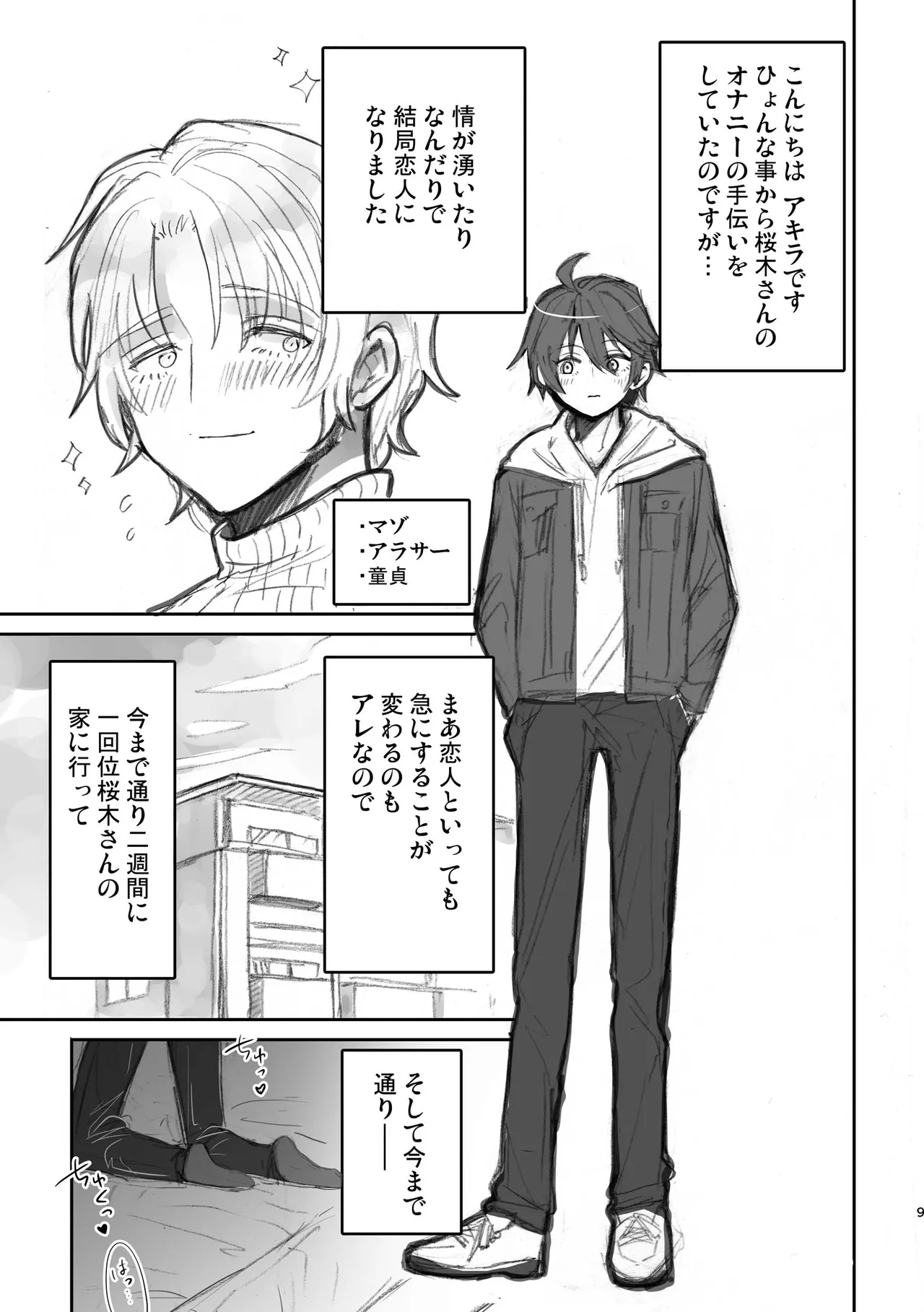純情インモラル～ノンケだった僕に彼氏ができて4Pする事になった件～ page 9 full