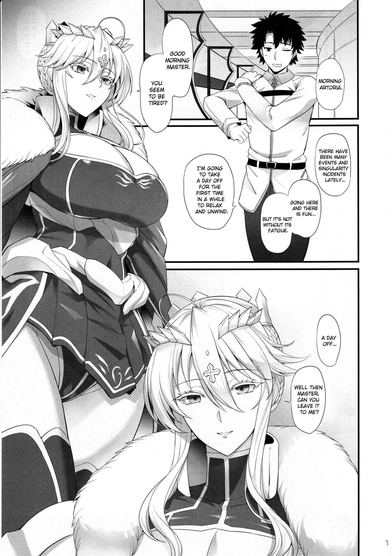 Artoria to Kimochi Yoku Naru Hi page 2 full