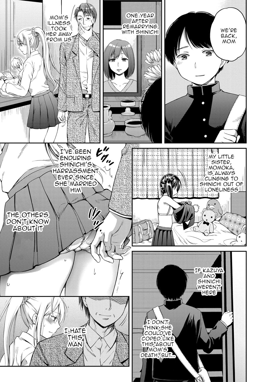 Nisemono Kazoku - Gifu ni Ochite Iku Musume | Daughter Falling Into Stepfather page 5 full