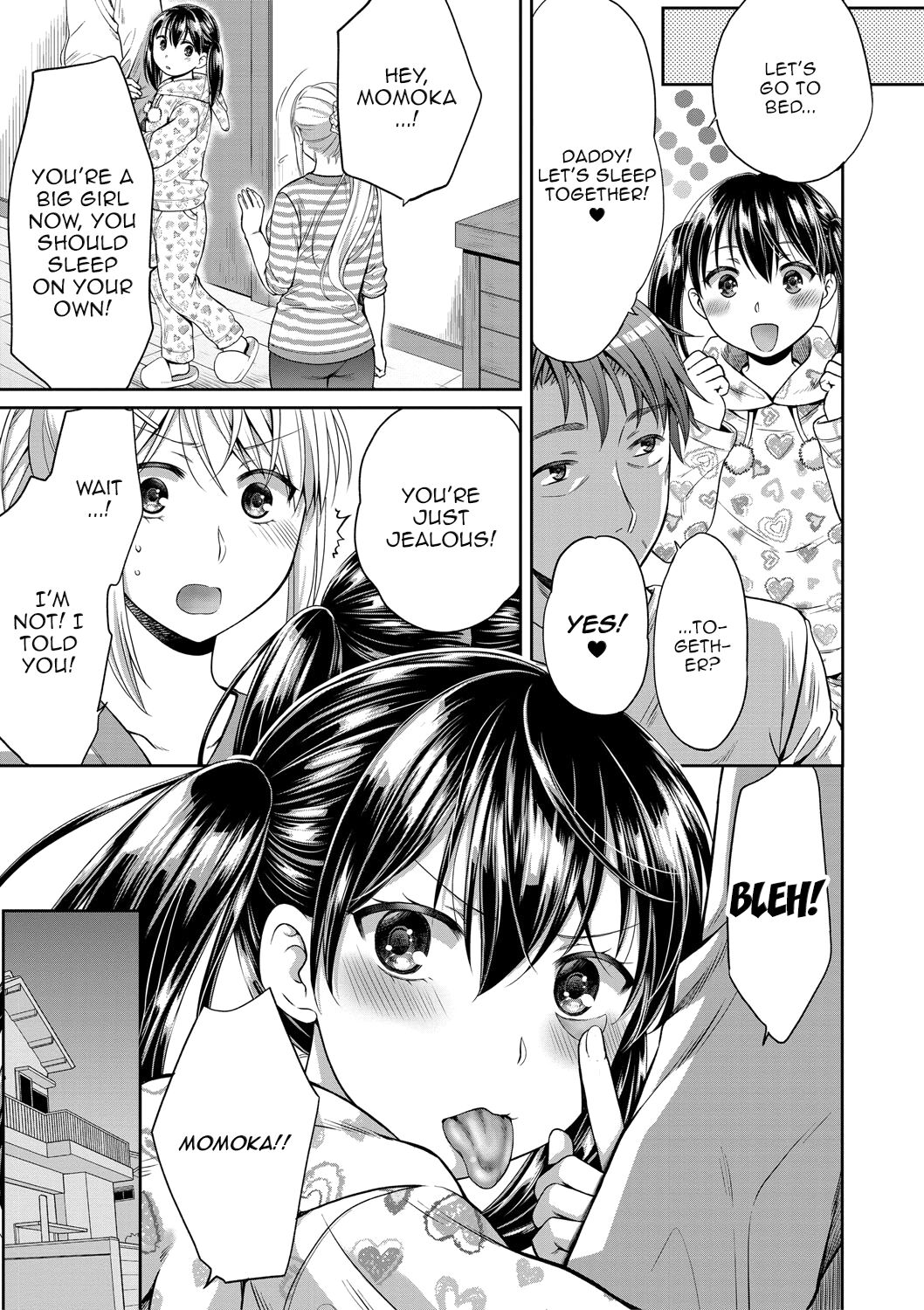 Nisemono Kazoku - Gifu ni Ochite Iku Musume | Daughter Falling Into Stepfather page 9 full