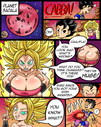 [SuperSpacerman] Caulifla x Cabba minicomic (Dragon Ball Super) cover