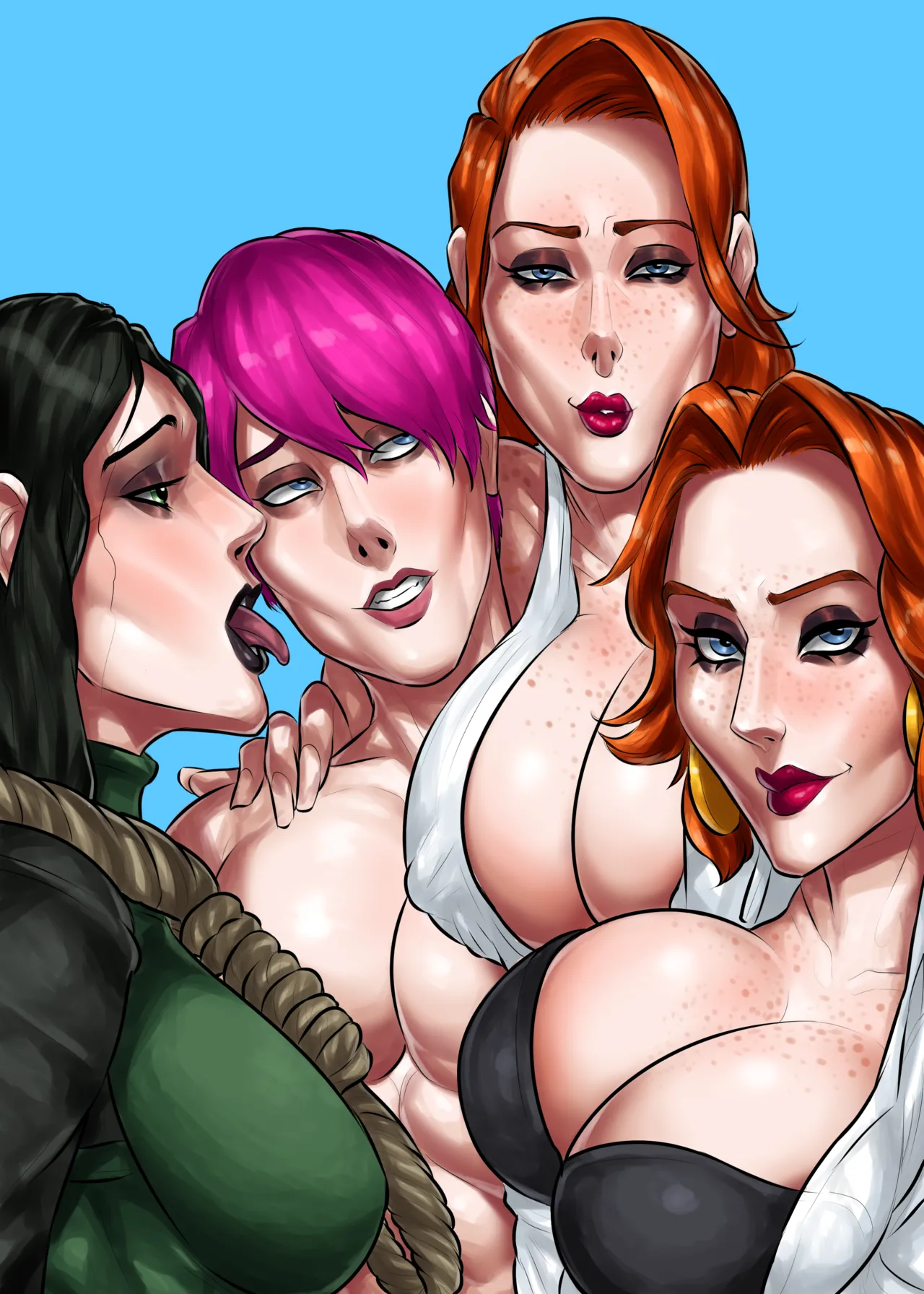 Degenerated Family: The Boy´s First Foursome page 2 full