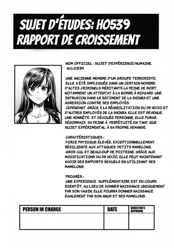 (C99) [OVing (Obui)] Sample H0539 Kouhai Report (Final Fantasy VII) [french] [pape245] cover