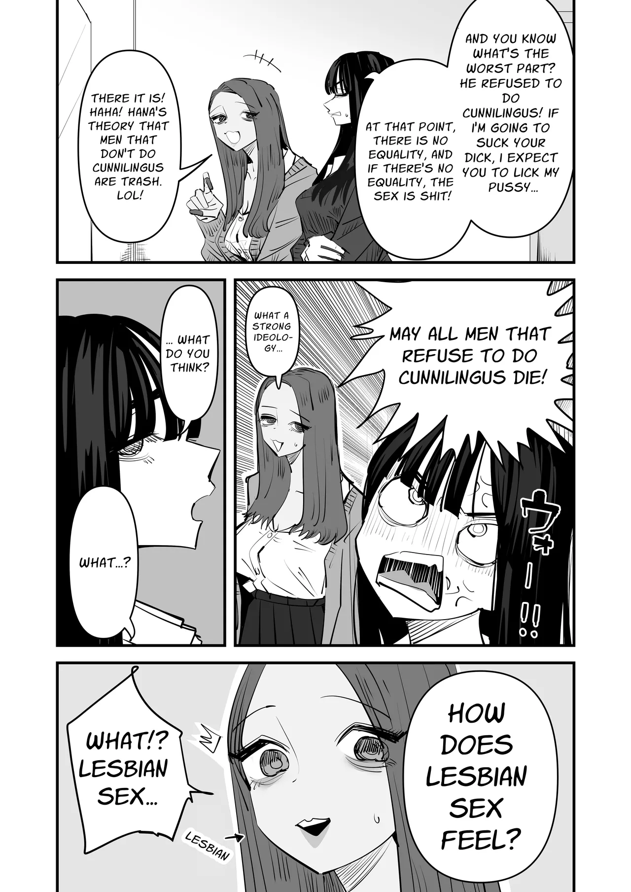 Kunni Shitai Onna to kunni Saretai Onna | A Woman That Wants To Give Cunnilingus And A Woman That Wants To Receive Cunnilingus page 4 full