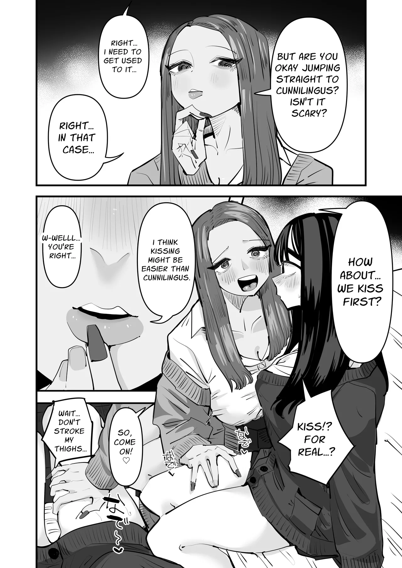 Kunni Shitai Onna to kunni Saretai Onna | A Woman That Wants To Give Cunnilingus And A Woman That Wants To Receive Cunnilingus page 9 full