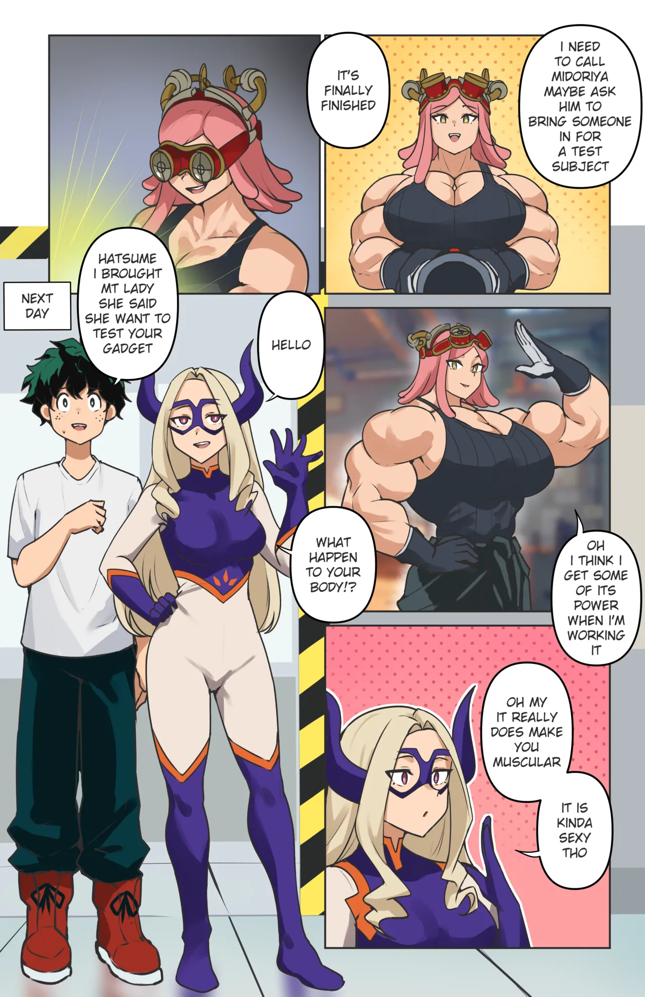 Mt. Lady Comic + Mirko Comic page 3 full