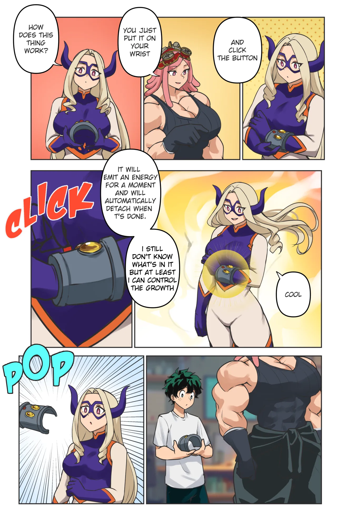 Mt. Lady Comic + Mirko Comic page 4 full