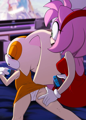 [Goth Reaper] Cream and Amy (Sonic the Hedgehog) cover