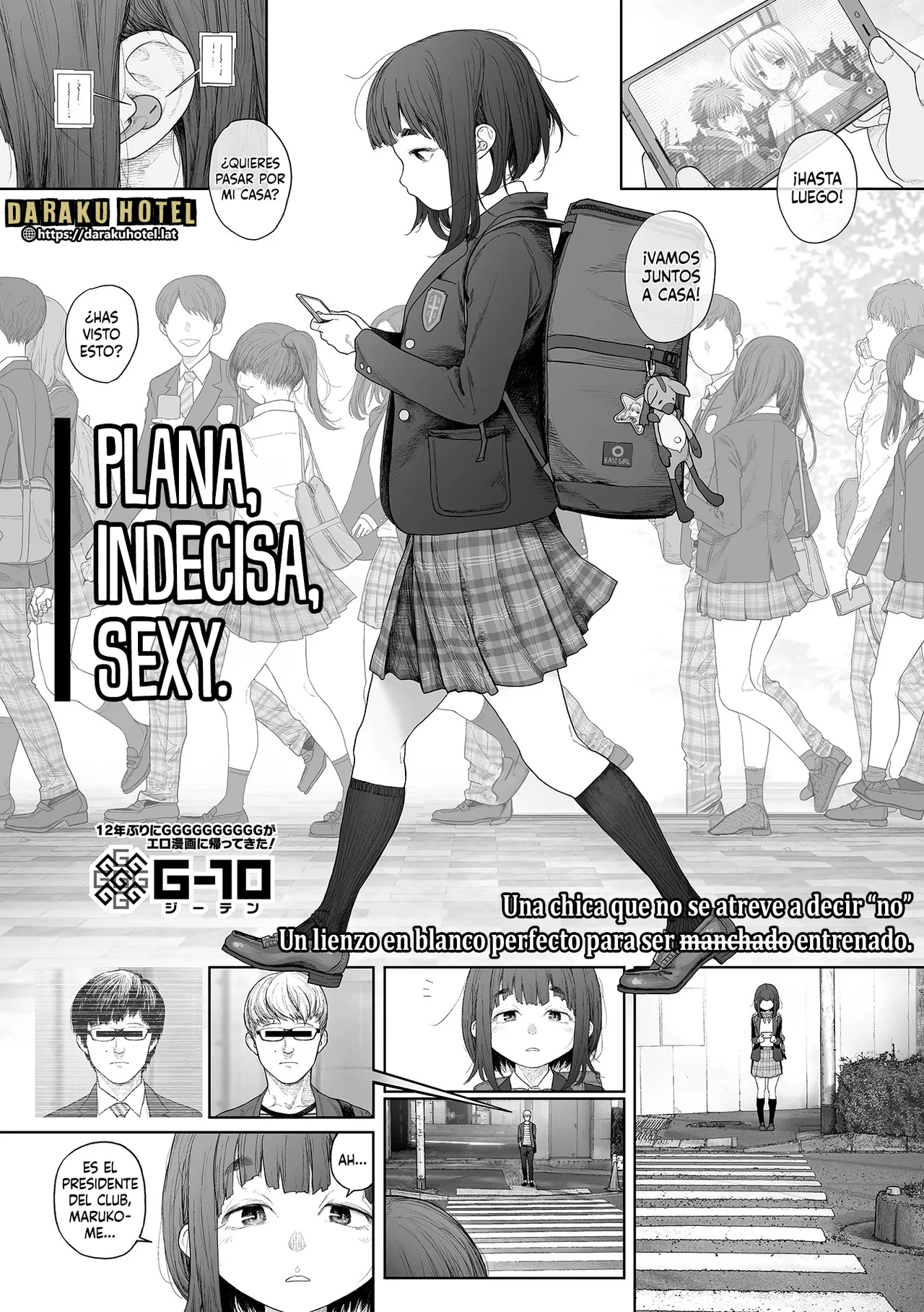 Jimi de, Shoukyokuteki de, Eroi. - Plana, Indecisa, Sexy. page 1 full