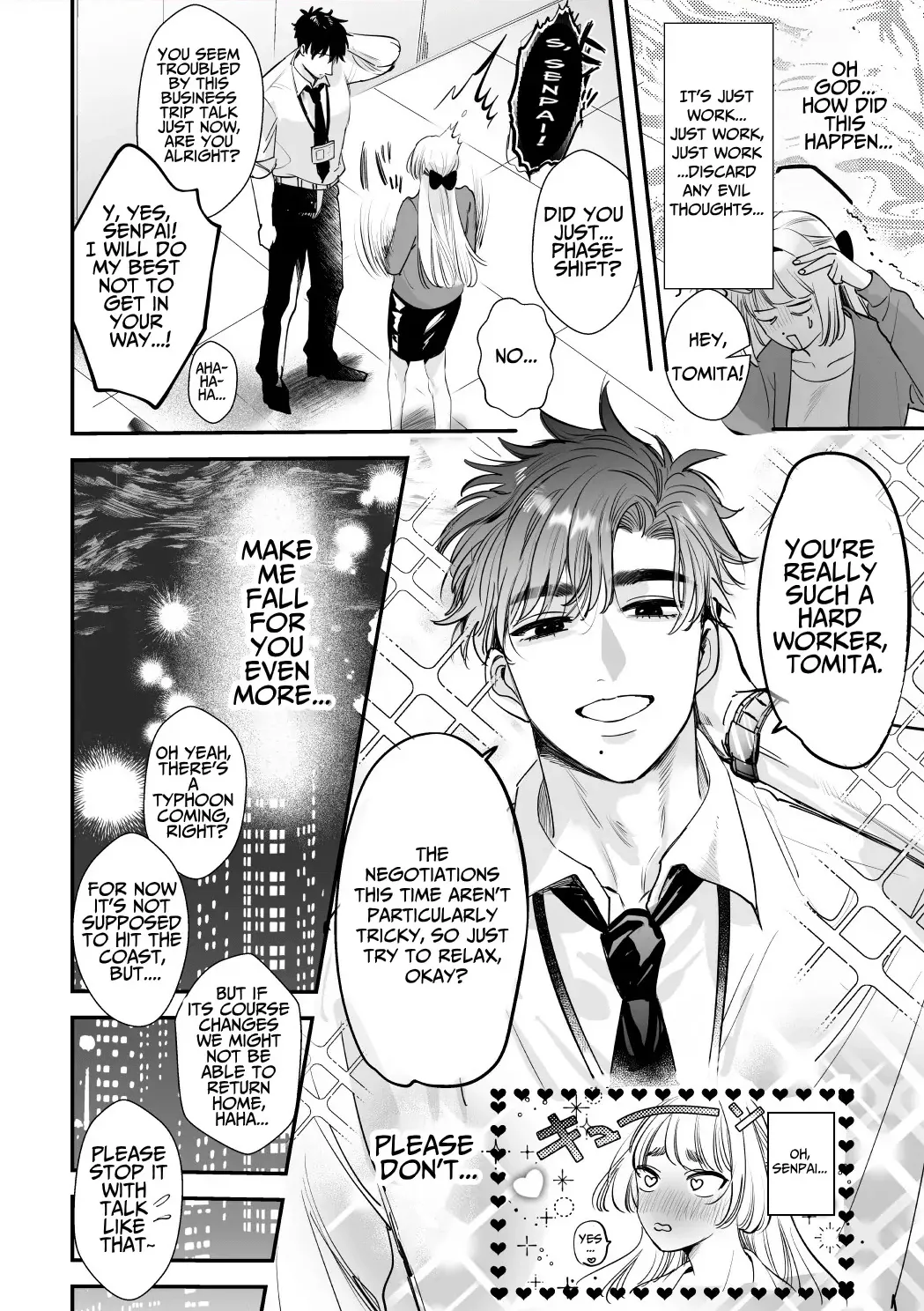 Kaerenai Futari ~Taifuu no Yoru, Akogare no Senpai to...Aibeya Dekiai Nama Koubi~ | They Can't Go Back ~Alone with Senpai on a Typhoon Night~ page 12 full