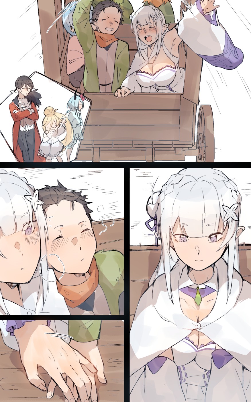 Subaru x Emilia and Rem New Year 2025 page 2 full