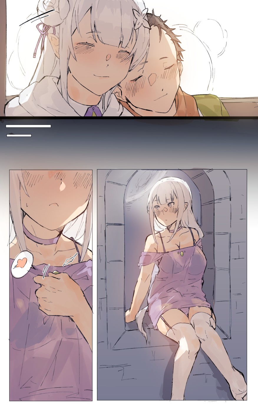 Subaru x Emilia and Rem New Year 2025 page 3 full