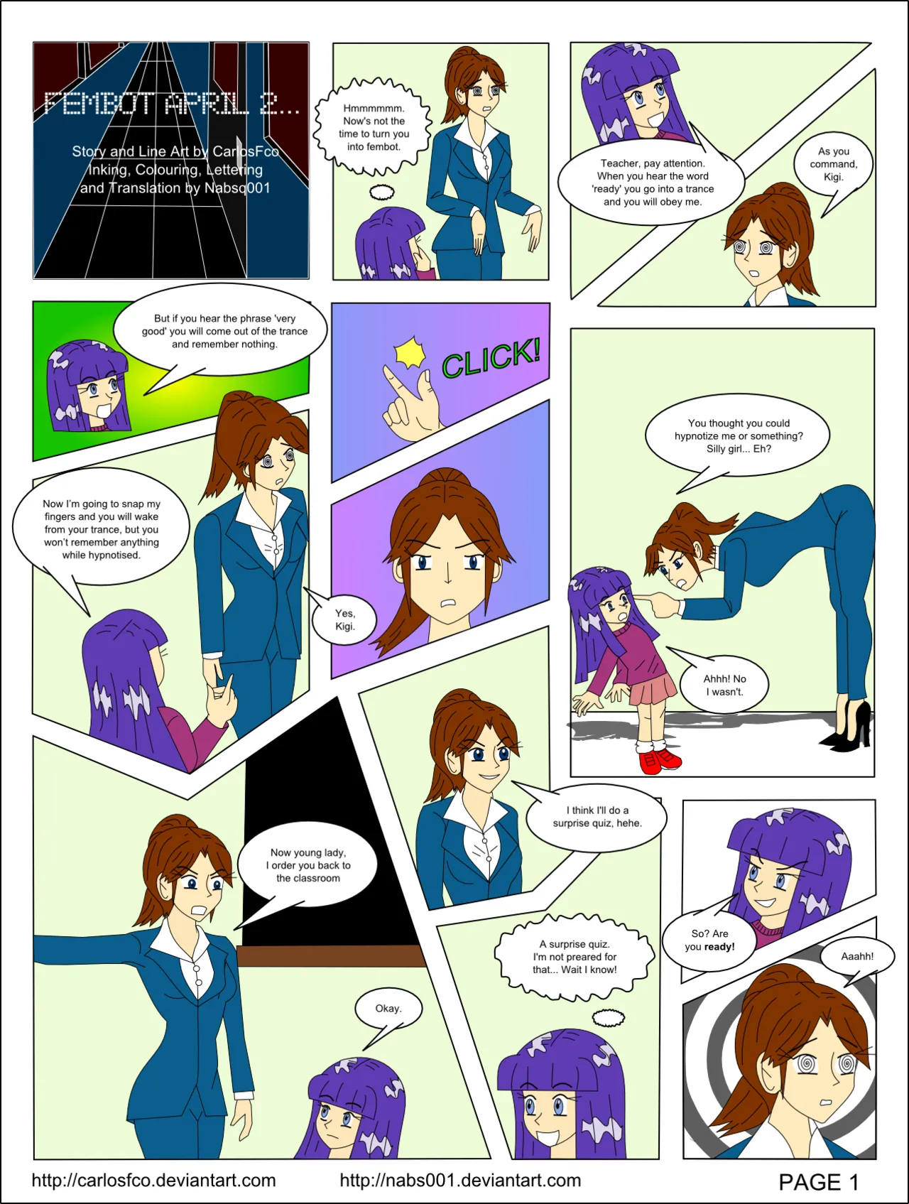 Fembot April 2 Erotic Version page 2 full