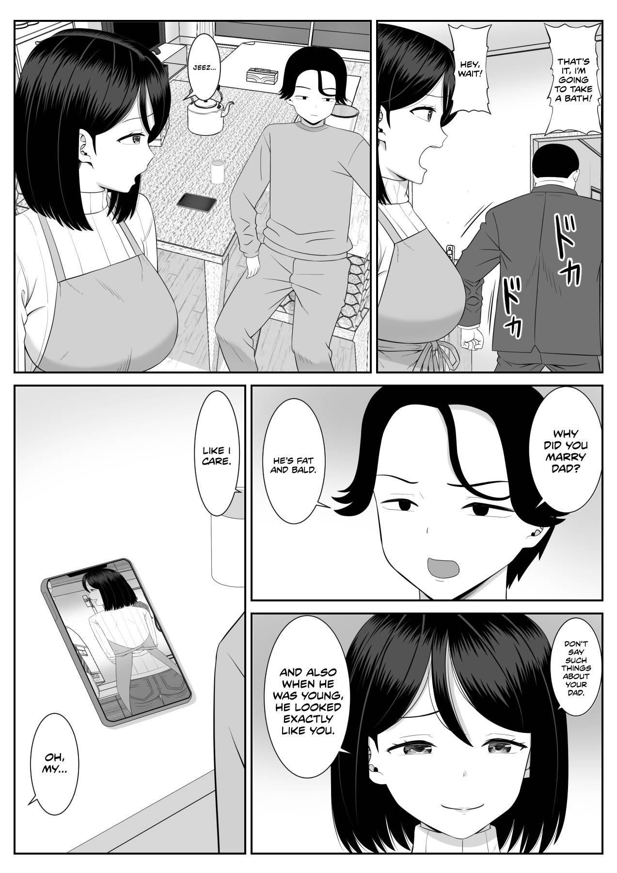 Shishunki Musuko wa Okaa-san ni Yokujou suru | Teenage Son Lusts For Mom page 4 full