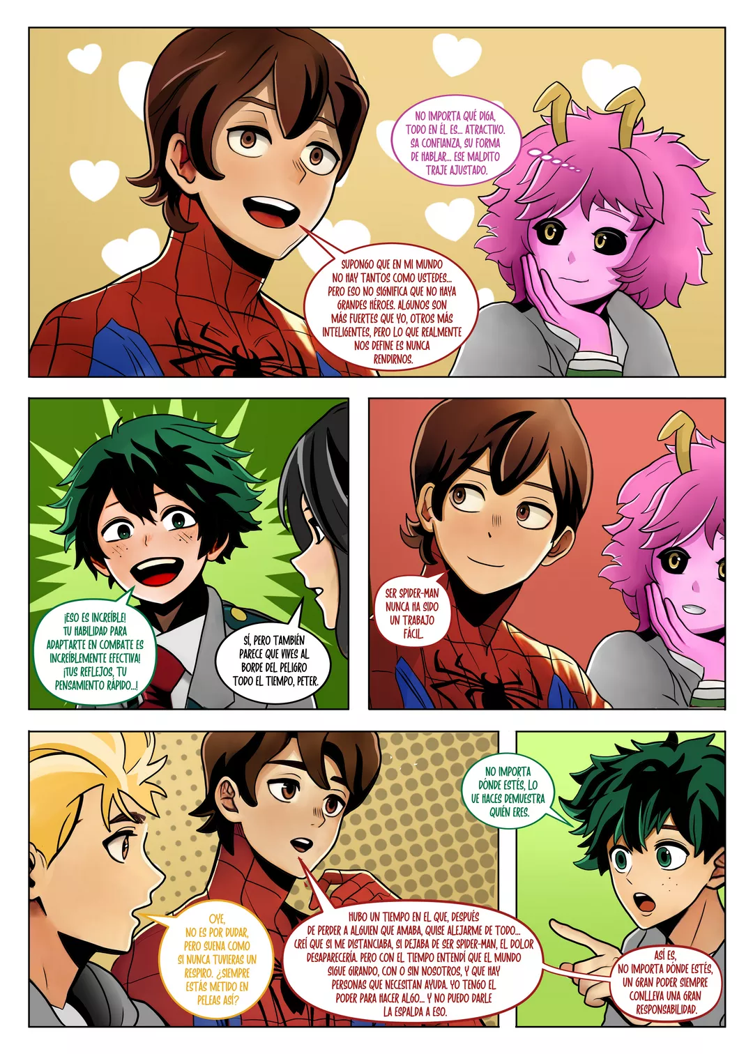 Mina Ashido x Spider-Man page 12 full