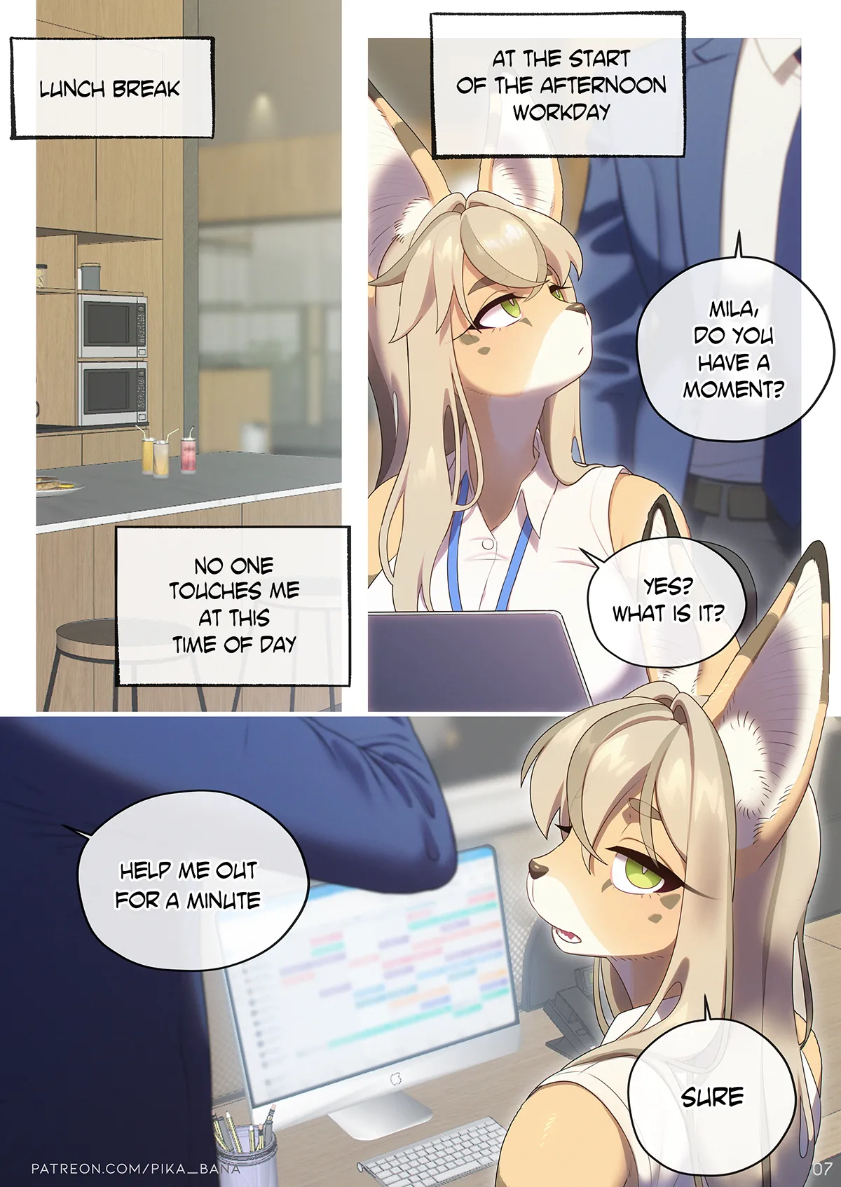 The Sexretary's Work + The Sexret Elevator page 9 full