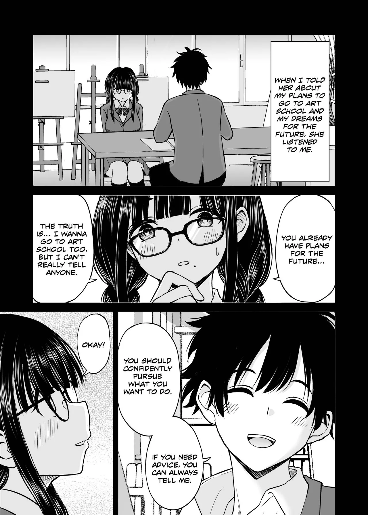 Bijutsubu no Kyonyuu Kouhai ga Nude Model ni Natta Kekka Amari ni Ero Sugite Ore no Geijutsu ga Bakuhatsushita Hanashi page 6 full