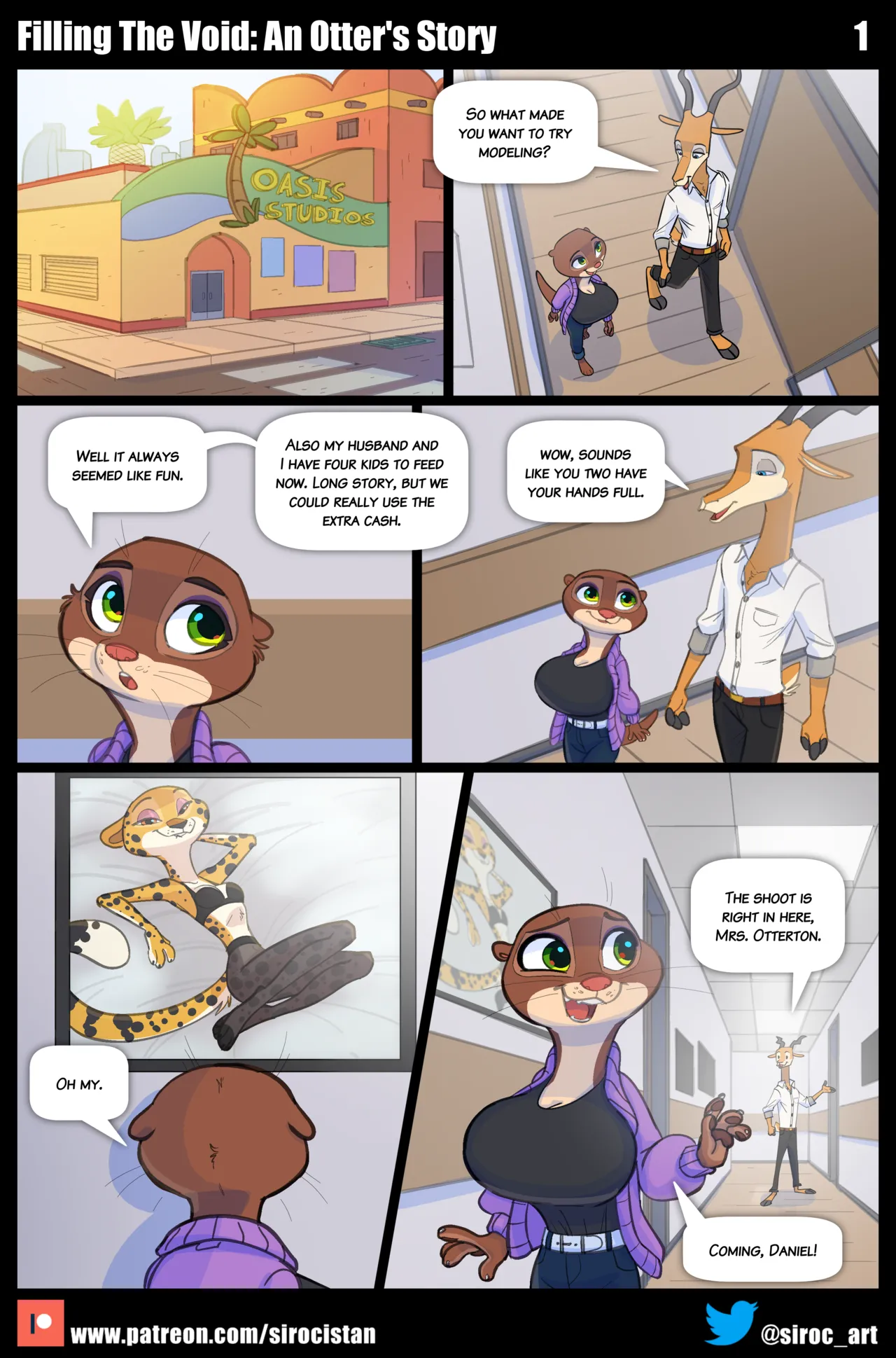 Filling The Void: An Otter's Story page 1 full