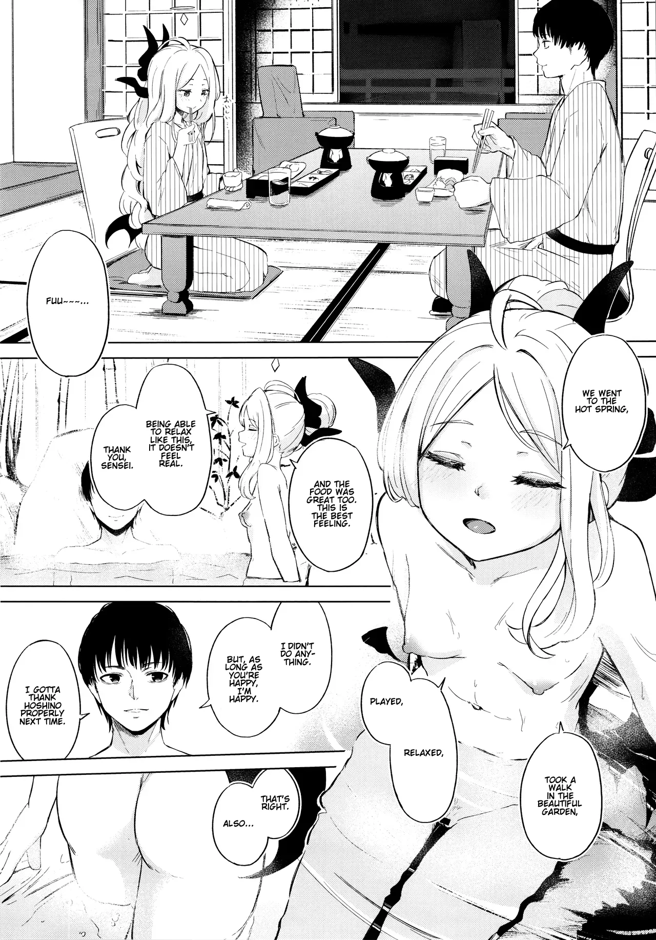 Yukemuri Shimeppori Kojitsu Roten nite Amaenbo Iinchou to | Going to a steamy private outdoor hot spring with a clingy chairwoman page 7 full