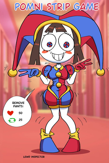 [Lewd Inspector] Pomni & Ragatha's Strip Games (The Amazing Digital CIrcus) cover