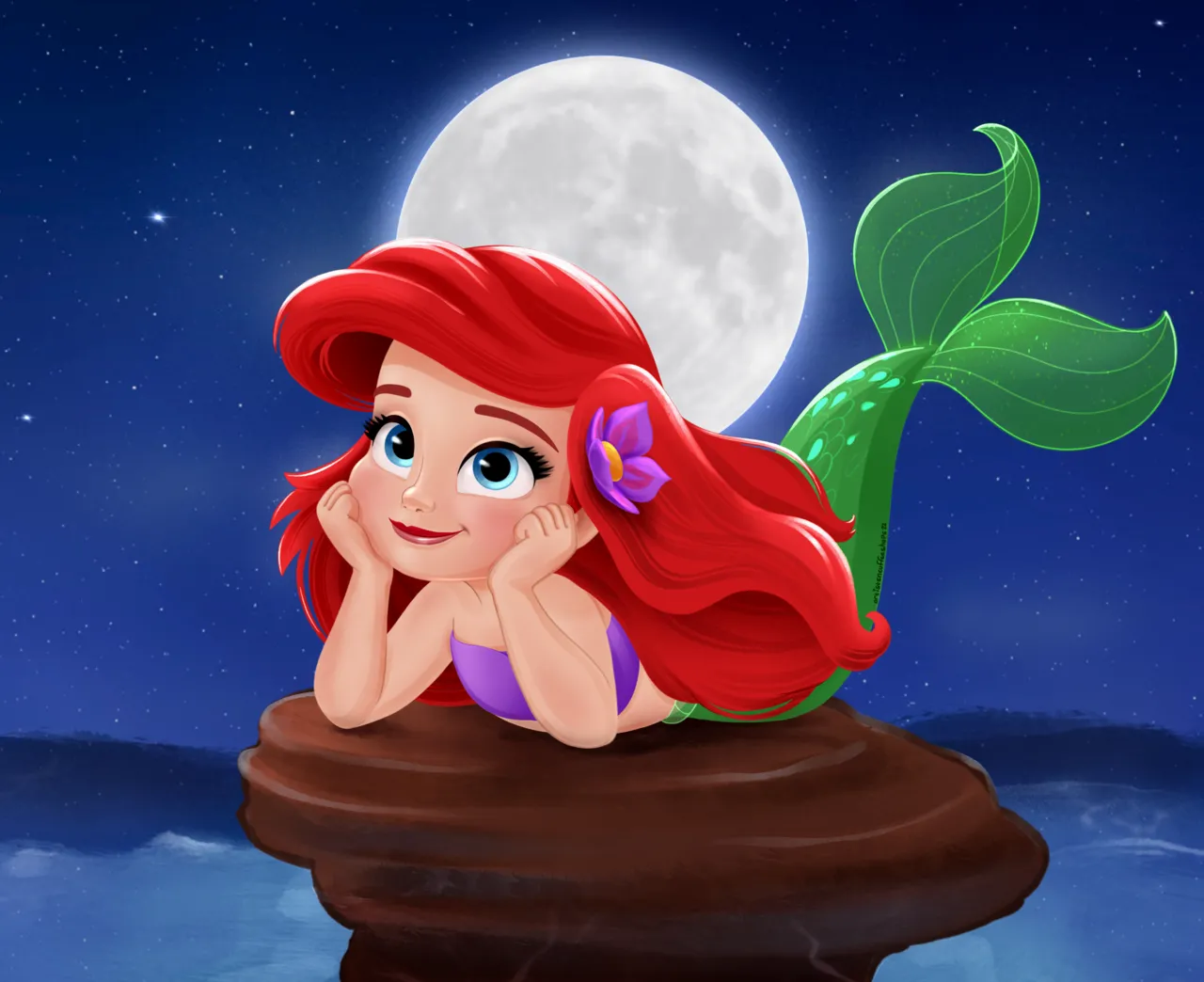 Ariel The Little Mermaid page 4 full