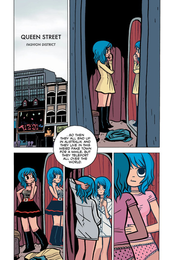 (Camper34) Scott Pilgrim porn: Ramona Flowers X shota cover