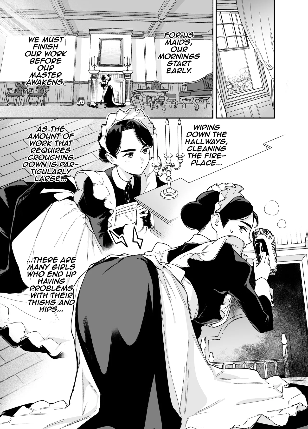 Wagaya no Housemaid Bridget Sei no Gohoushi ~Danro Souji kara Kozukuri made~ /  My Housemaid Bridget's Sexual Service ~ Everything From Fireplace Cleaning, To Babymaking page 4 full