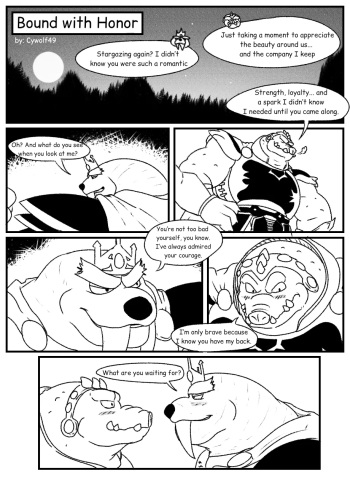 [Cywolf49] Bound with Honor (Dragon Quest) cover