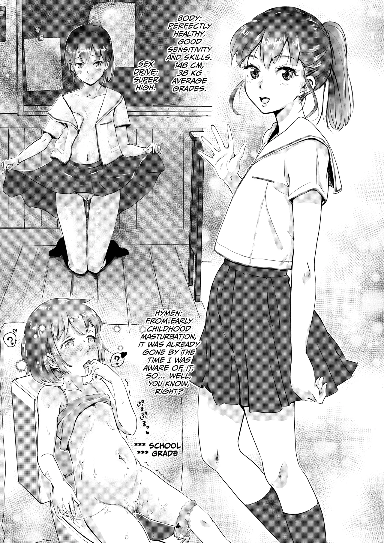 Shitanaga-chan no Nichijou Onanie Life page 3 full